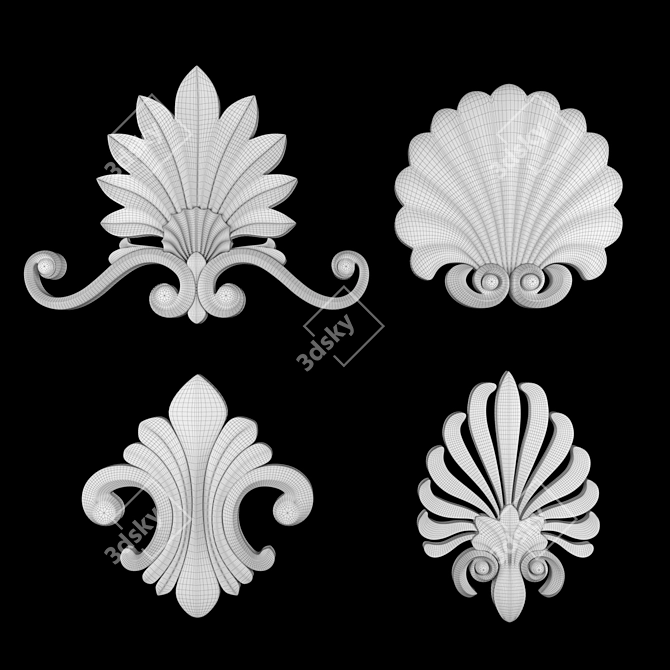 3D Max Rendered Ornament 28 3D model image 5