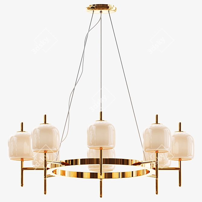 Elegant Darling Collection Pendant Lamp 3D model image 3