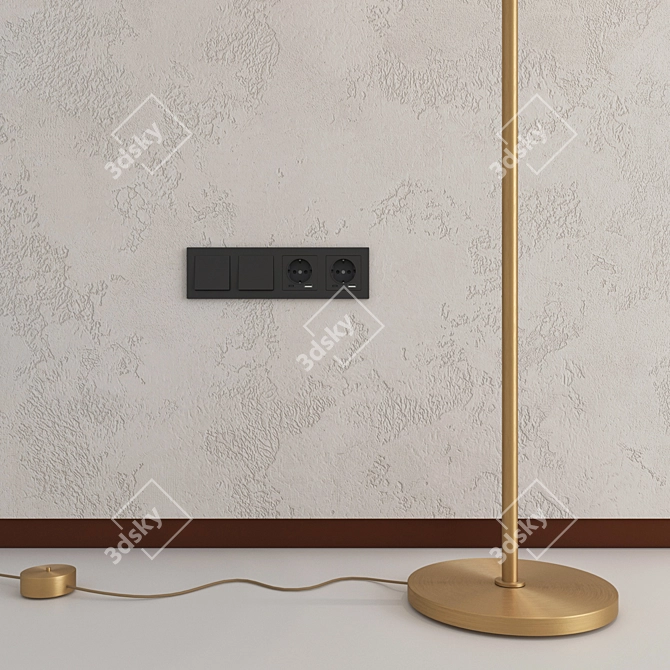 Decorative 3D Wall Panel Kit 3D model image 4