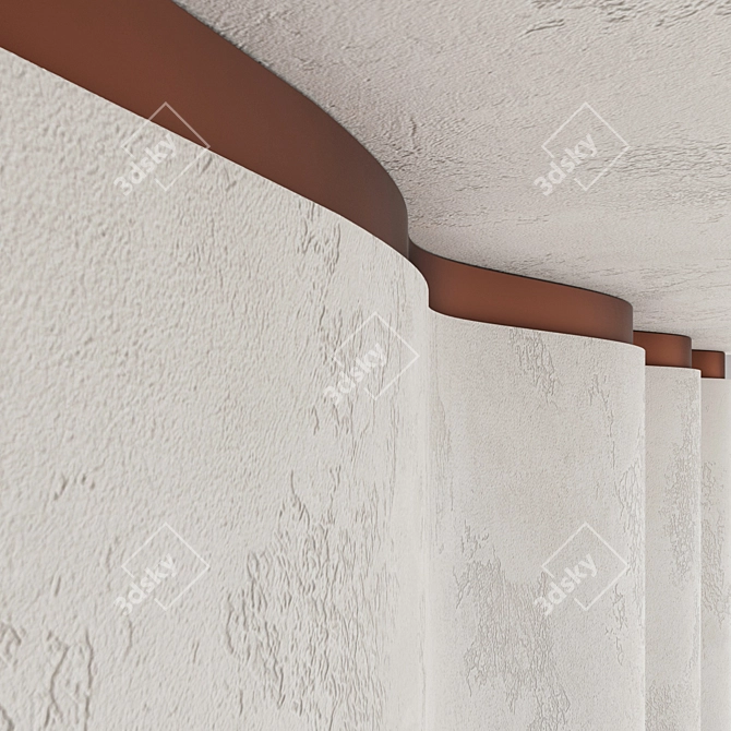 Decorative 3D Wall Panel Kit 3D model image 5