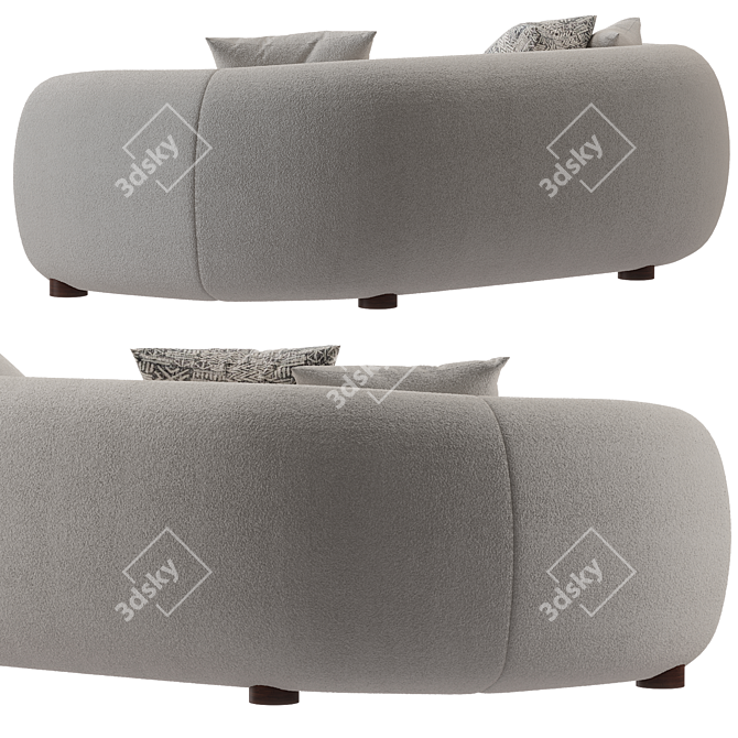 Elegant PERKINS 2014 Sofa Design 3D model image 3