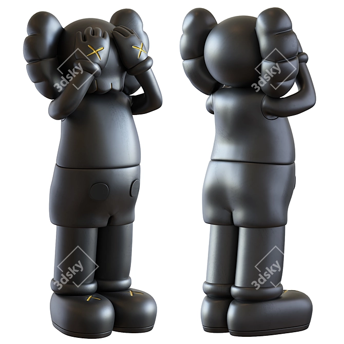  KAWS Holiday Sculpture Model for 3D Max 3D model image 3