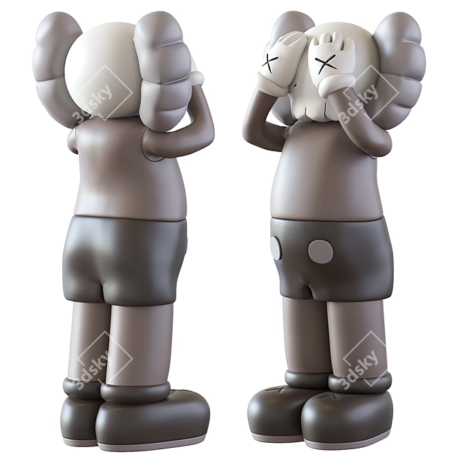  KAWS Holiday Sculpture Model for 3D Max 3D model image 5