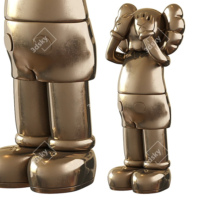  KAWS Holiday Sculpture Model for 3D Max 3D model image 6