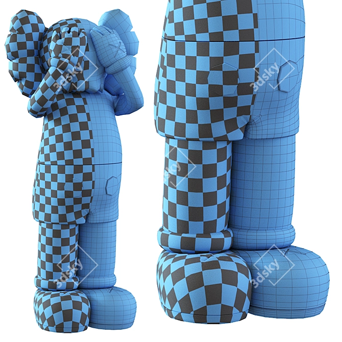  KAWS Holiday Sculpture Model for 3D Max 3D model image 7