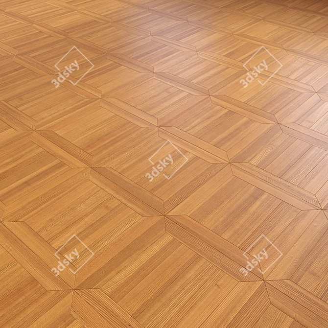 Wood Floor 3D Model Pack 3D model image 2