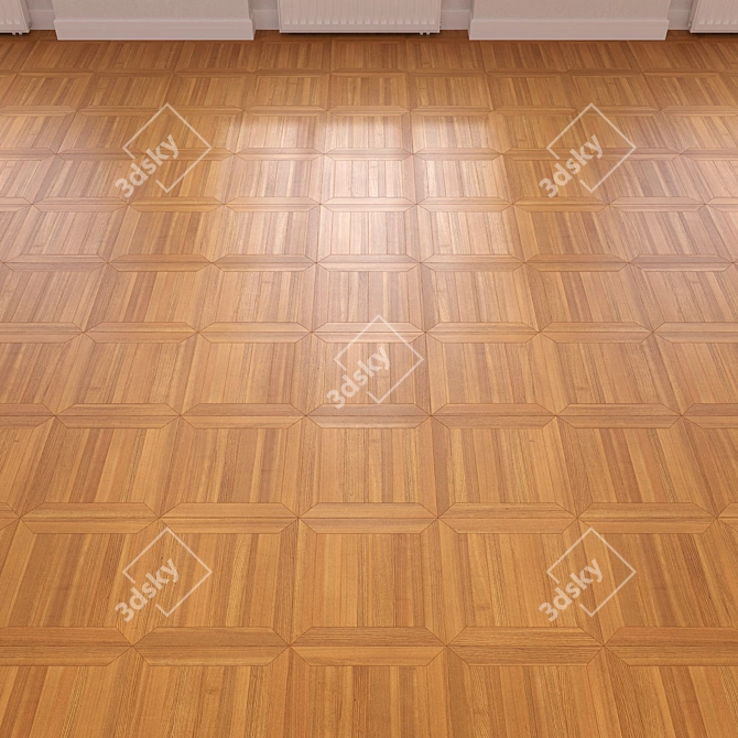 Wood Floor 3D Model Pack 3D model image 4