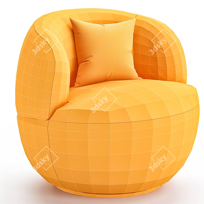 Liang Eimil Vitale Swivel Chair 3D model image 3