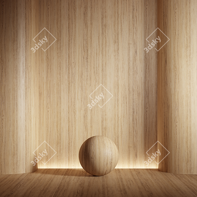  Seamless Wood Material Texture 3D model image 2