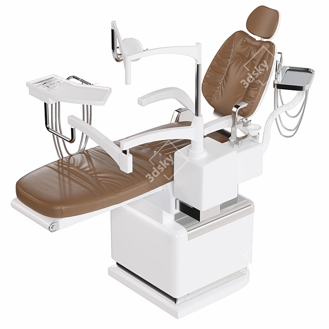 Dental Chair 3D Model 3D model image 2