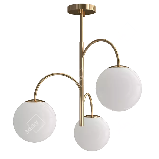 Alix Pendant Light Fixture 2013 3D model image 1