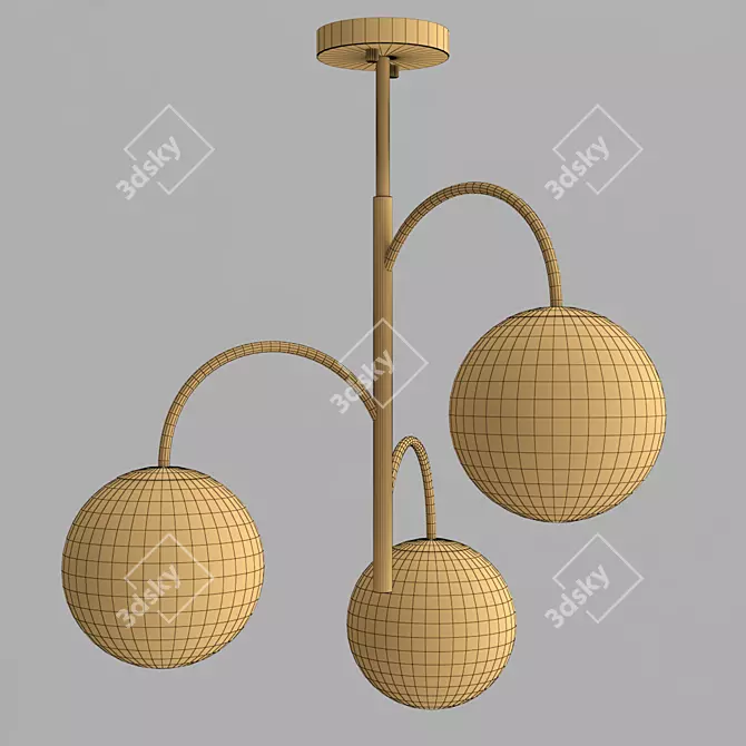 Alix Pendant Light Fixture 2013 3D model image 3