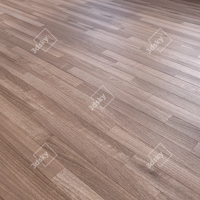 High-Quality 3D Wooden Flooring 3D model image 3