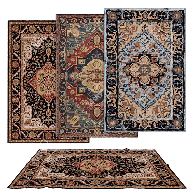 Renders Set Carpets Collection 3D model image 1