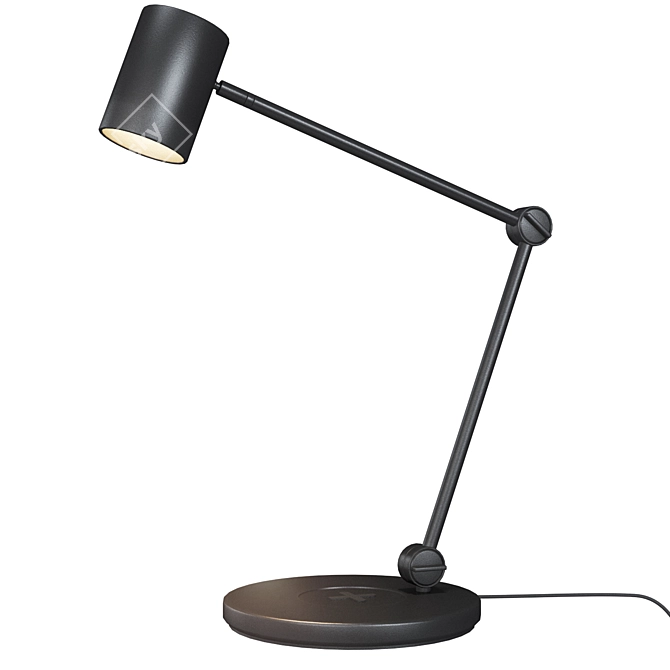 IKEA NYMÅNE Wireless Charging Desk Lamp 3D model image 4