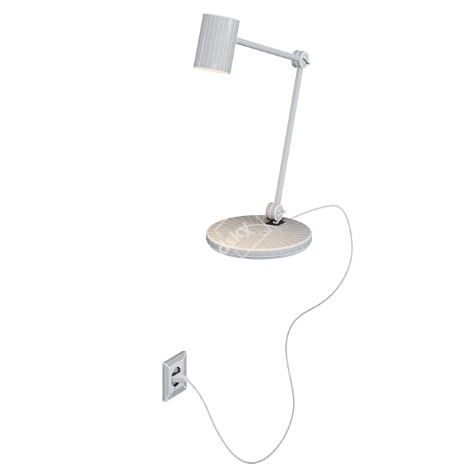 IKEA NYMÅNE Wireless Charging Desk Lamp 3D model image 7