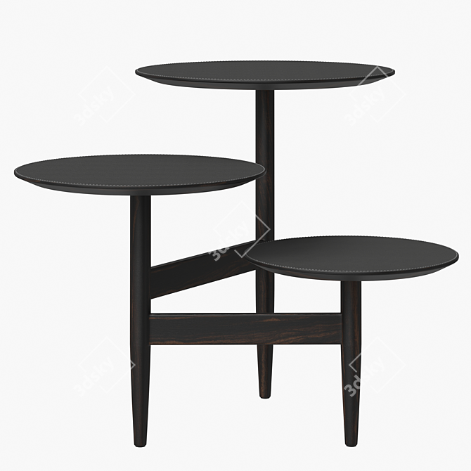 Stylish Hatton Side Table 3D model image 1