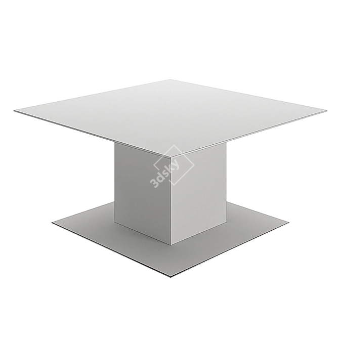  Philippe Starck Donald High Table 3D model image 3