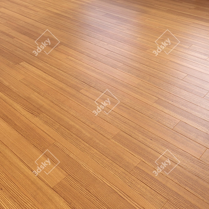  Modular 3D Wooden Flooring 3D model image 2