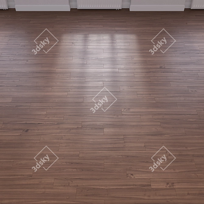  Modular 3D Wooden Flooring 3D model image 3