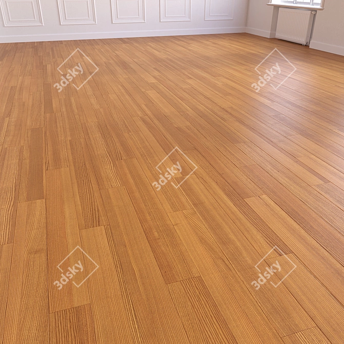  Modular 3D Wooden Flooring 3D model image 4