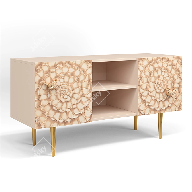 Stylish Terra TV Stand 3D model image 6