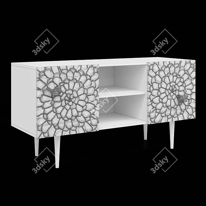 Stylish Terra TV Stand 3D model image 3