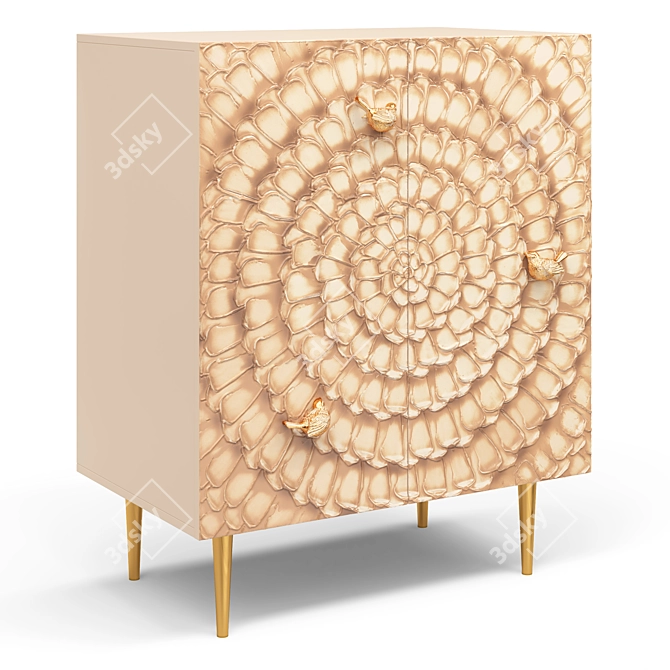 Terra Style Ivory Chest 3D model image 5