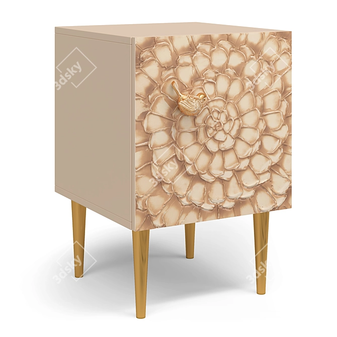 Terra Style Bedside Tables 3D model image 4