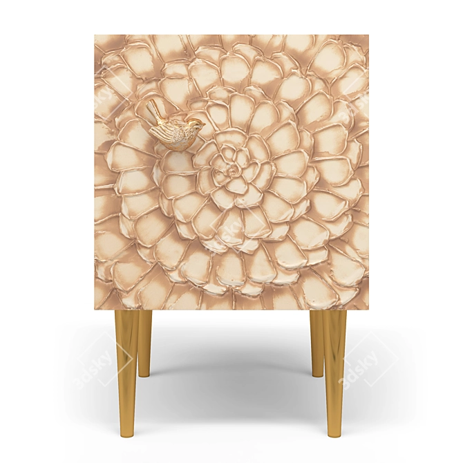 Terra Style Bedside Tables 3D model image 5