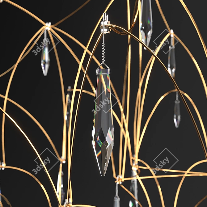 Quasar MIRA Pendant Light 3D model image 3