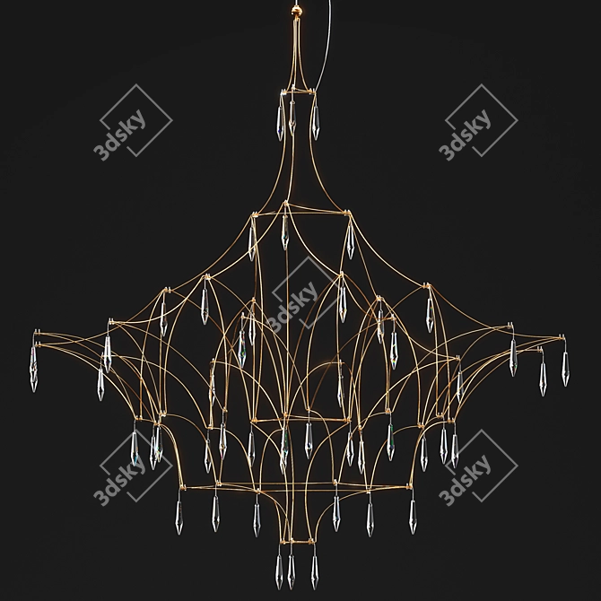 Quasar MIRA Pendant Light 3D model image 6