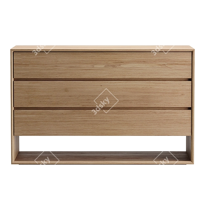 Nordic Oak Dresser by Havre 3D model image 2