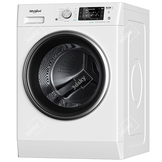 Advanced Whirlpool FFD 9448 Machine 3D model image 1