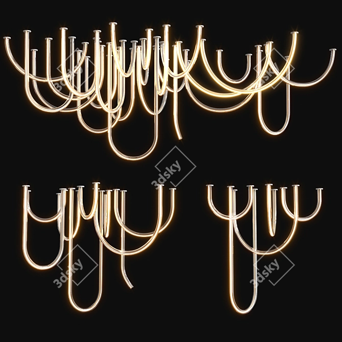 Innovative Chandelier Design by Mathieu Lehanneur 3D model image 1