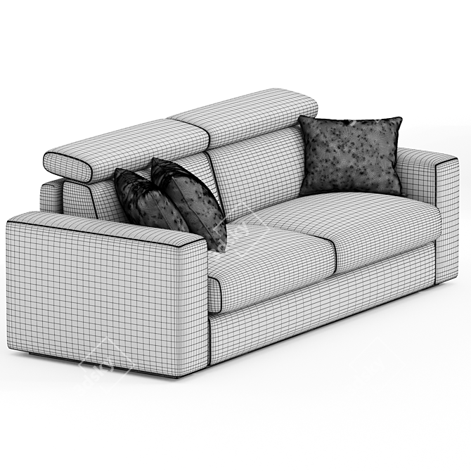 Convertible Riftac Sofa Bed 3D model image 3