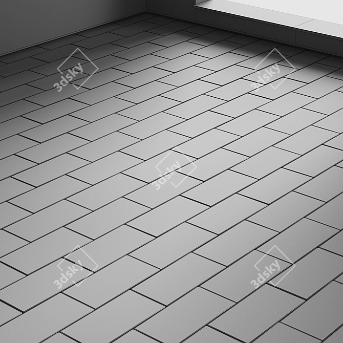 TERRAE Floor Tile by Ceramica Rondine 3D model image 2