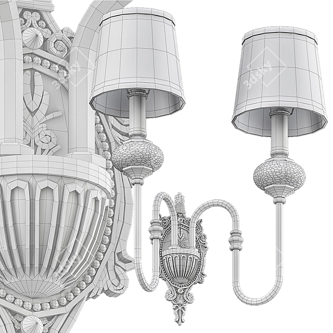 ImperiumLoft Zoe Wall Sconce 3D model image 5