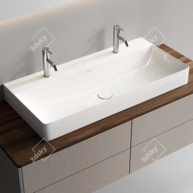 XSquare Complete Vanity Set 3D model image 2