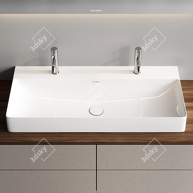 XSquare Complete Vanity Set 3D model image 3