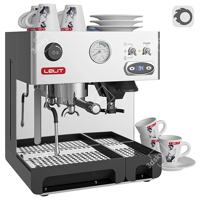 Lelit Anita Coffee Machine 3D model image 1