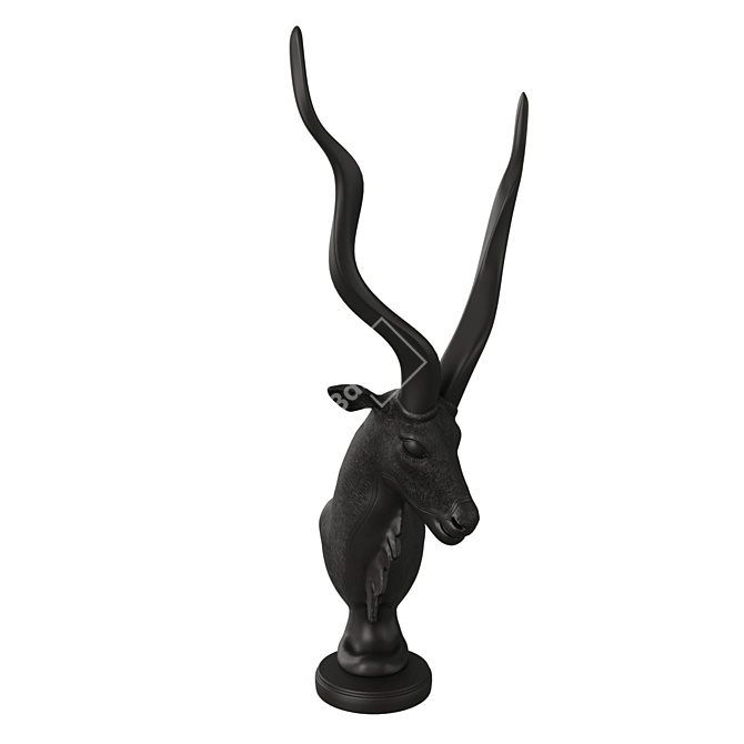 Antelope Bust Sculpture DG-Home Louis 3D model image 16