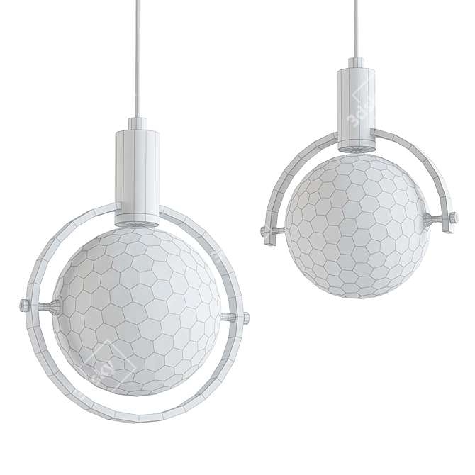 Golf Pendant Light Fixture 3D model image 2