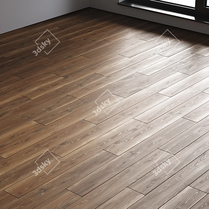 Nutmeg Woodslate Flooring by Florim 3D model image 1