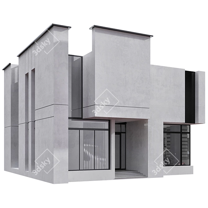 Architectural Building No.11 3D model image 1