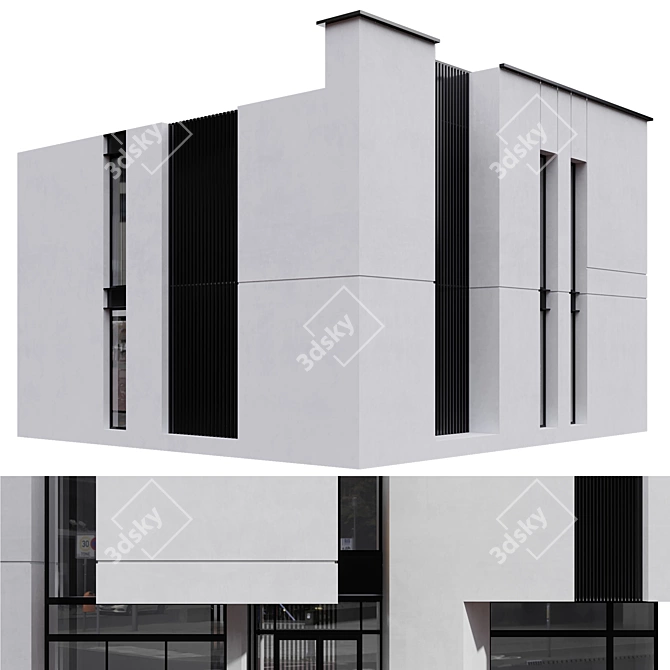 Architectural Building No.11 3D model image 4