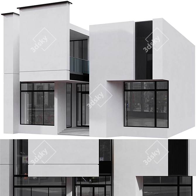 Architectural Building No.11 3D model image 5