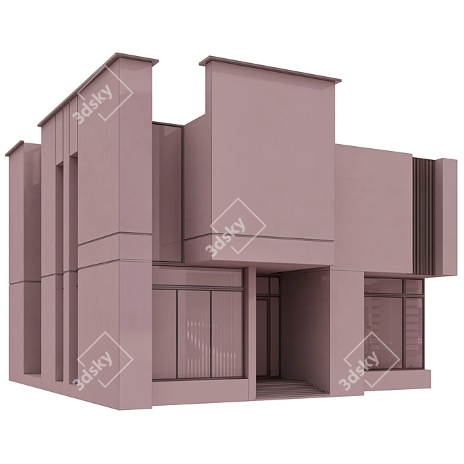 Architectural Building No.11 3D model image 6