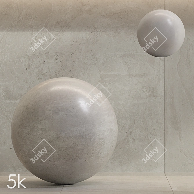 Corona Concrete Texture Set 3D model image 2