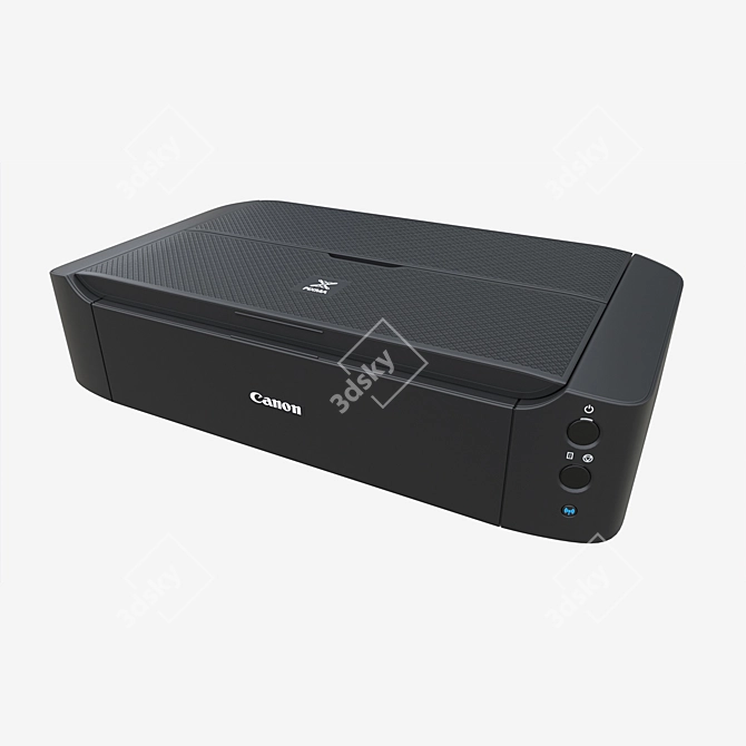 Canon Pixma iP8750 Printer Textures 3D Model 3D model image 3